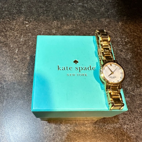 kate spade Accessories Gently Worn Kate Spade Gold Watch With